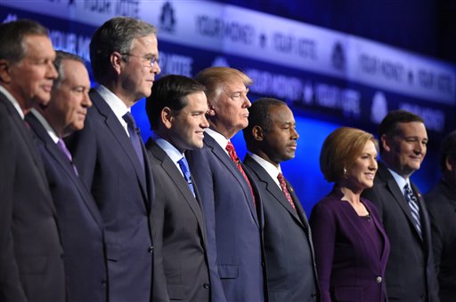The Latest: Up-to-the-minute news on GOP presidential debate