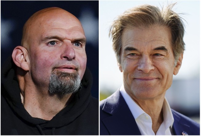 Fetterman, Oz in bruising US Senate race in Pennsylvania