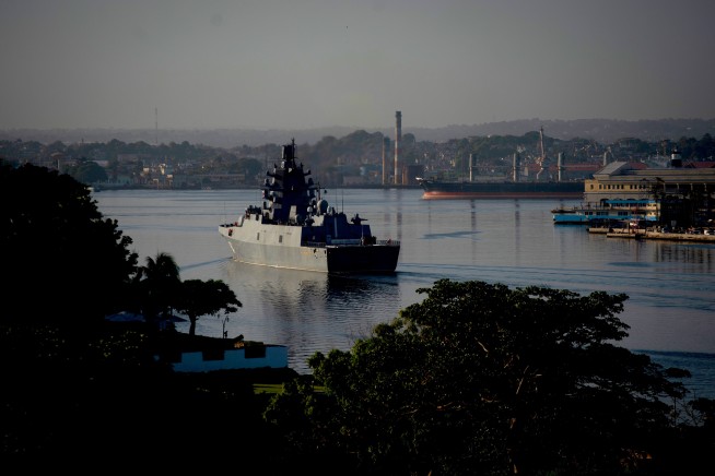 What's an advanced Russian warship doing in Havana harbor?