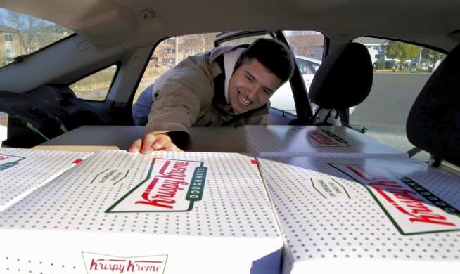 Krispy Kreme orders student to halt doughnut resale service