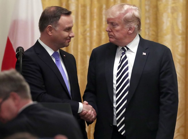 Fort Trump? Polish leader dangles offer to US president