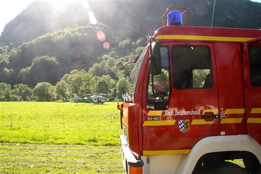 Rescuers work to save man deep in German cave