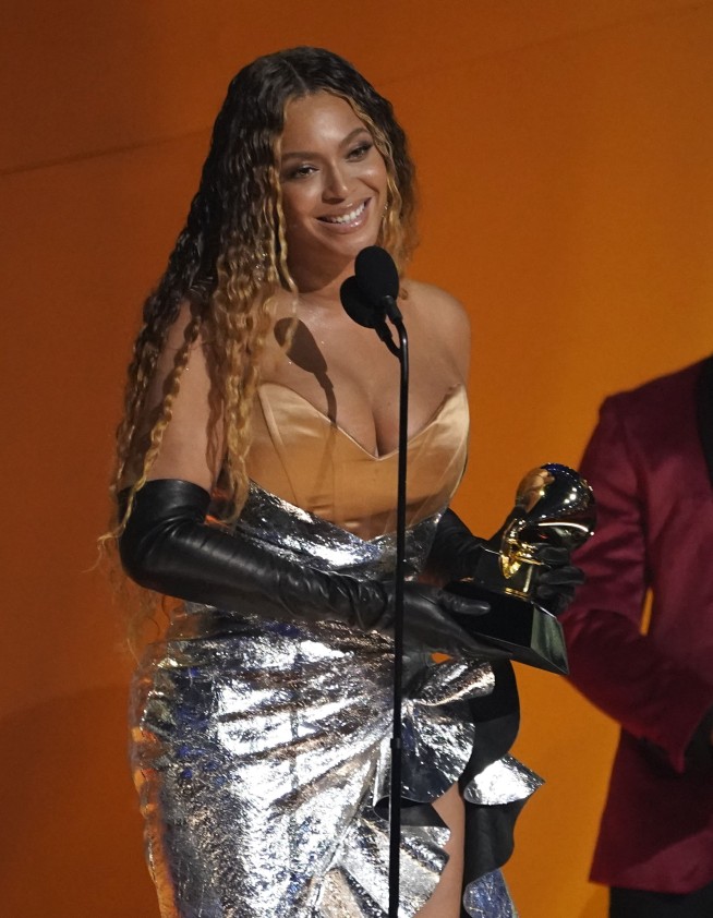 Harry Styles wins album of the year Grammy; Beyoncé triumphs