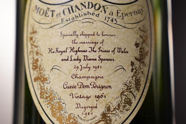 Rare Dom Pérignon champagne from Charles and Diana's wedding fails to sell during Denmark auction