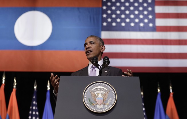 On historic trip to Laos, Obama aims to heal war wounds