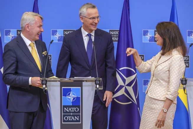 NATO nations sign accession protocols for Sweden, Finland
