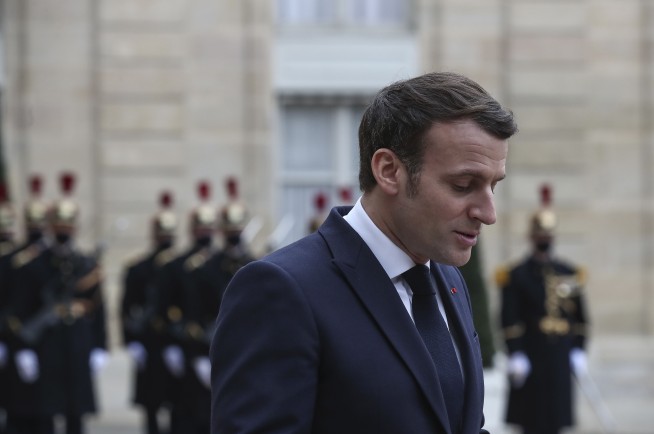 France's leader 'very upset' by platforms' muzzling of Trump