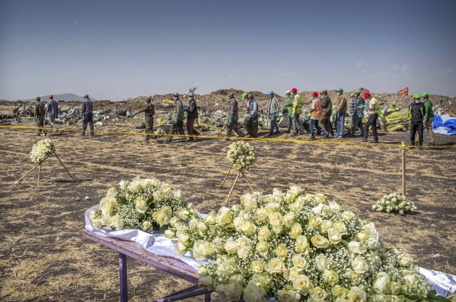Ethiopia to send plane's black box abroad, as grief grows