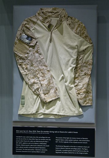 9/11 museum shows SEAL's shirt from bin Laden raid