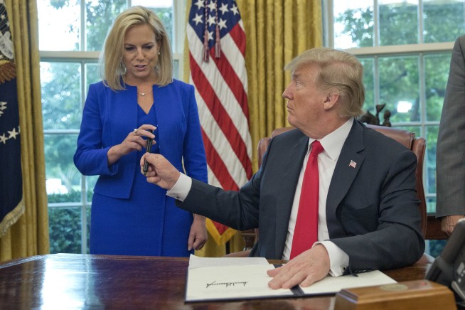 Trump puts blame for child deaths at border on Democrats