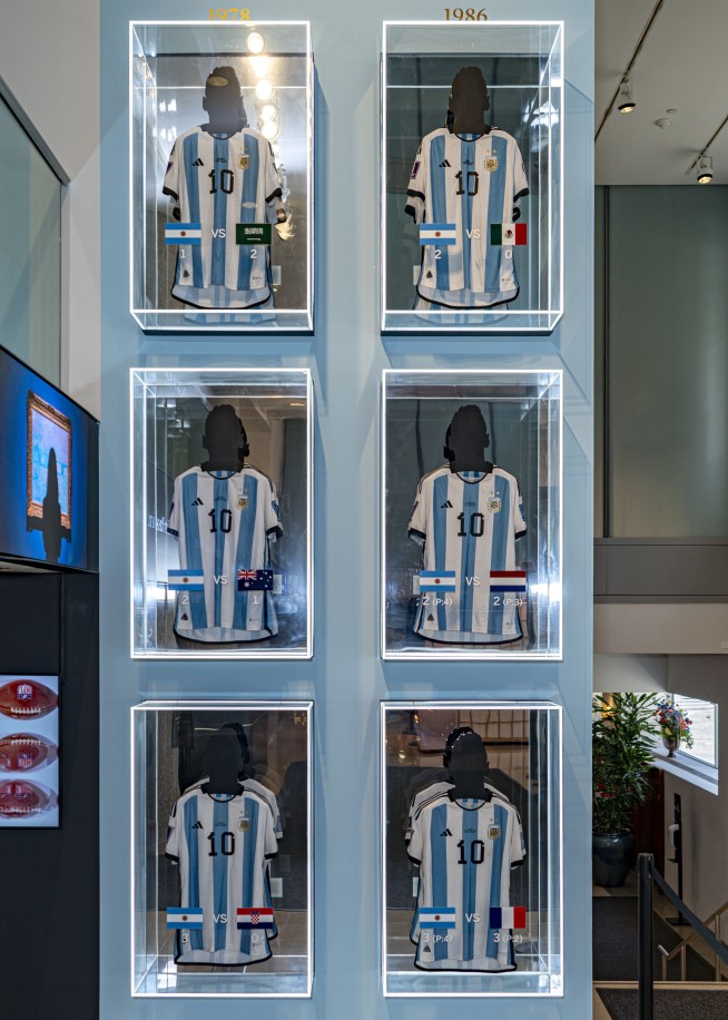 Set of 6 Messi World Cup shirts sells for $7.8 million at auction in New York