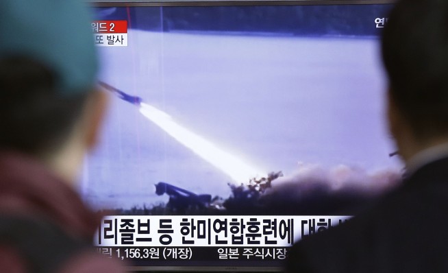 N. Korea fires ballistic missile into sea, ignoring UN ban