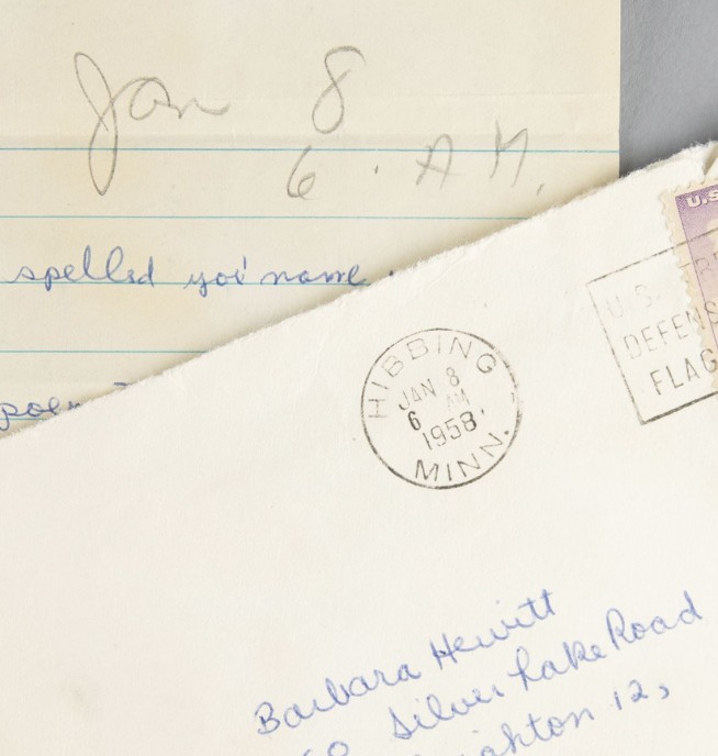 Collection of love letters written by Dylan sold for $670K