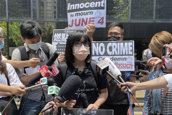 Hong Kong vigil organizer arrested on Tiananmen anniversary
