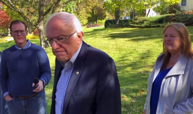 Recuperating Sanders says he may slow down campaigning pace