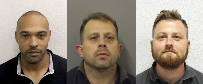 3 men sentenced to over a century in prison after plot to kill a ringleader in UK's biggest heist