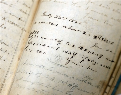 Confederate officer's wartime diary decoded