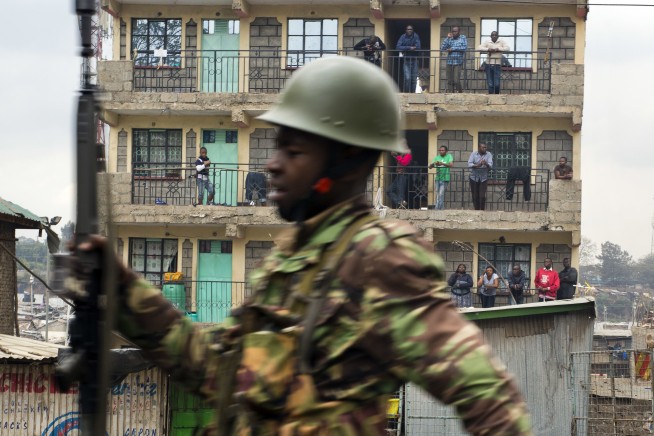 The Latest: Hyena sets off bomb meant to disrupt Kenya vote