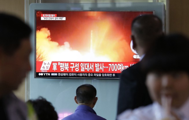 In testing missile, N. Korea challenges South's new leader