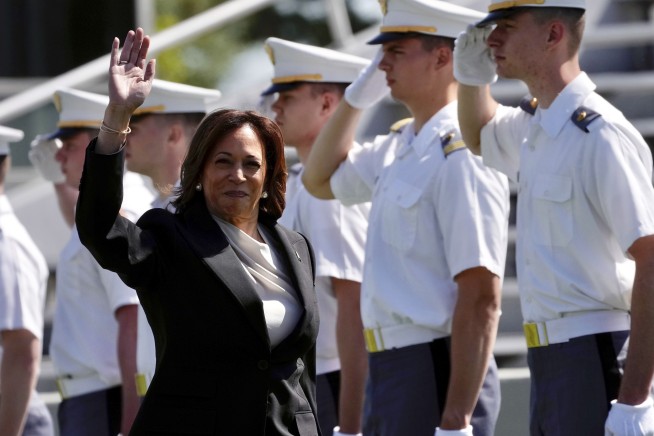 VP Harris praises cadets' sacrifice in West Point's 1st commencement speech by a woman