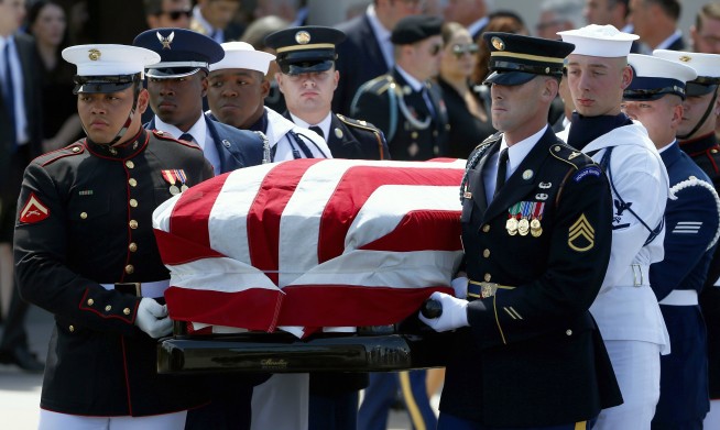 John McCain is remembered as hero, fighter and wiseacre