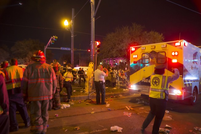 Police: Car plows into parade crowd in New Orleans; 28 hurt