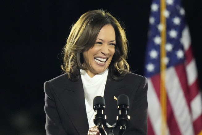 Harris urges voters to reject Trump’s efforts to sow division and fear