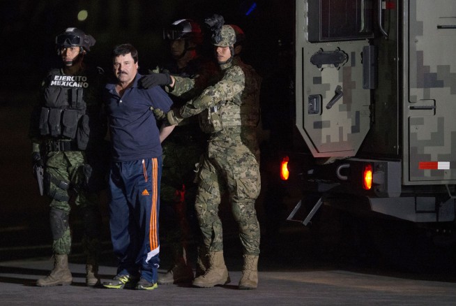 Drug lord 'El Chapo' Guzman recaptured by Mexican marines