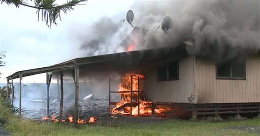 Hawaii family loses rented home to lava