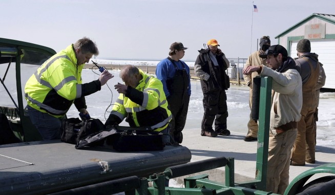 Dozens rescued after being trapped on Lake Erie ice floe