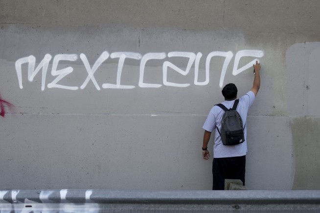 Marchers protesting planned deportations block major freeway in Los Angeles