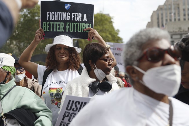 Al Sharpton leads pro-DEI 'March on Wall Street' on anniversary of the 1963 March on Washington