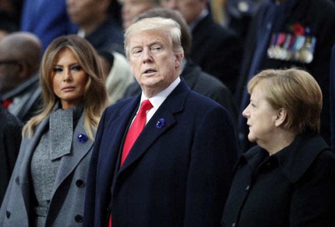 Trump joins world leaders to mark 100 years since end of WWI