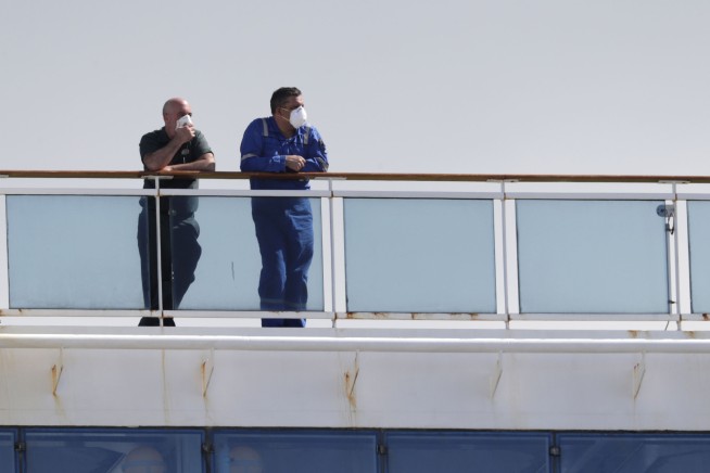 Another cruise ship with virus victims docks in Florida