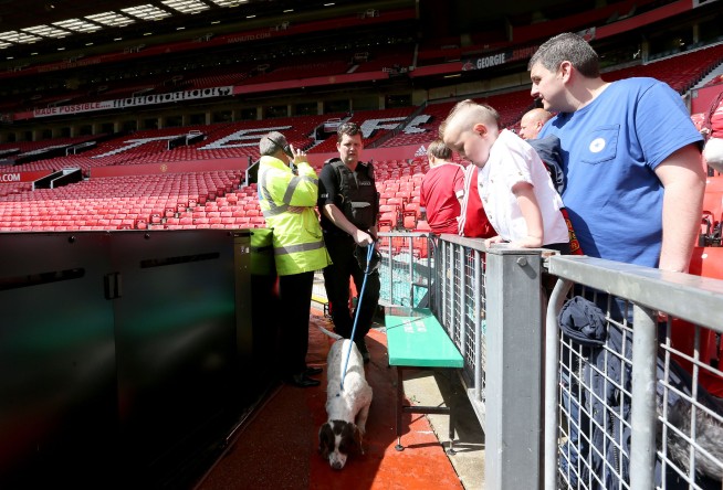 Bomb experts carry out controlled explosion at Old Trafford