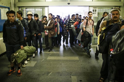 The Latest: Estonia nationalist party wants vote on refugees