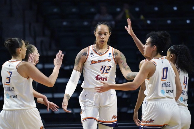 AP source: Brittney Griner re-signs with Phoenix Mercury