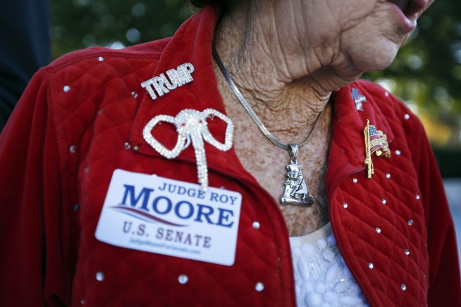 Trump won't campaign for Moore, yet critical of Democrat