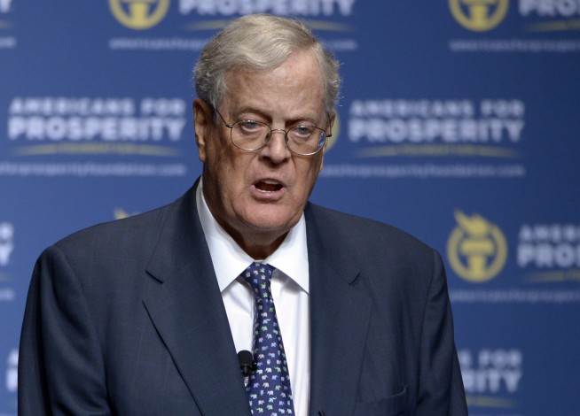 Koch brothers' network focusing on GOP Senate, not Trump