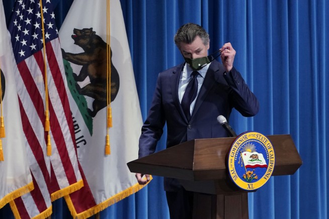 California likely to keep some mask mandates, governor says
