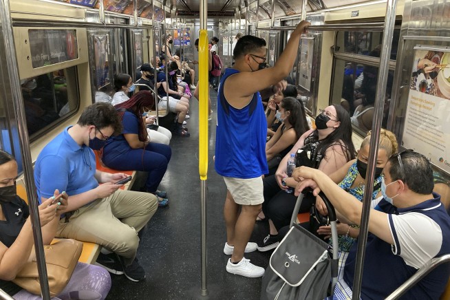 New York drops mask requirement on public transportation