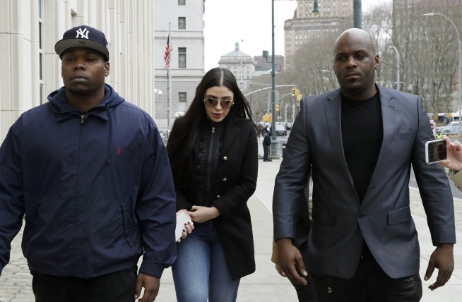 Wife of drug kingpin 'El Chapo' gets 3 years on US charges