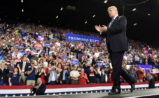 Trump campaigns in Montana lauds Kavanaugh progress