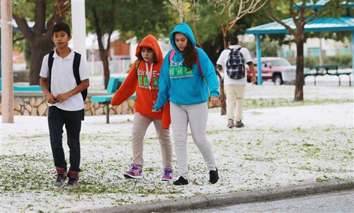 Heavy rain in West Texas floats some travel trailers away