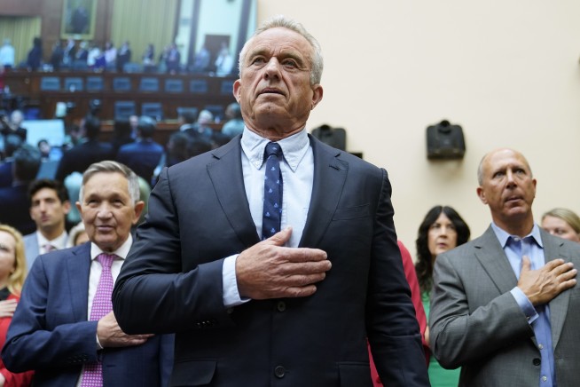 RFK Jr. denies making antisemitic comments as congressional Republicans give him a platform