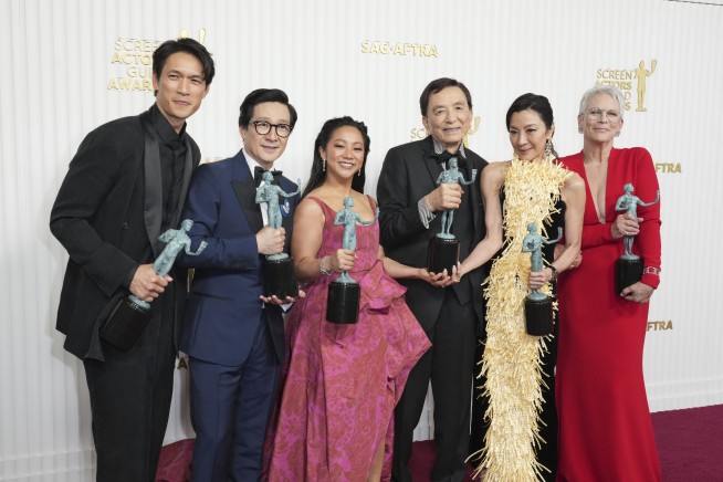 'Everything Everywhere All at Once' dominates at SAG Awards
