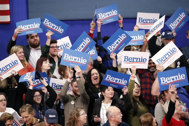 The Latest: Buttigieg celebrates strong New Hampshire finish