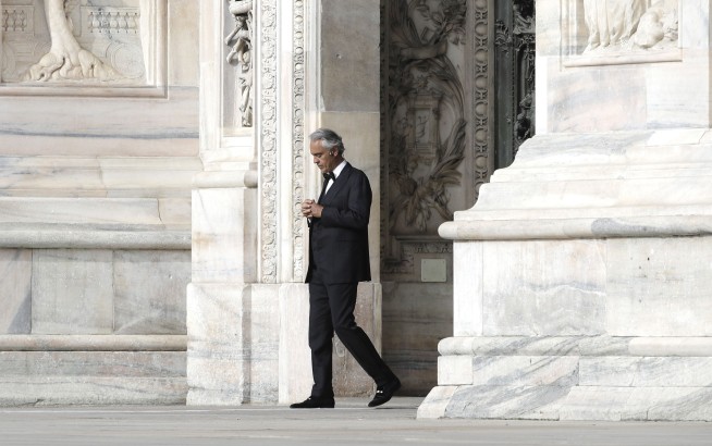 Andrea Bocelli, who had COVID, says lockdown humiliated him