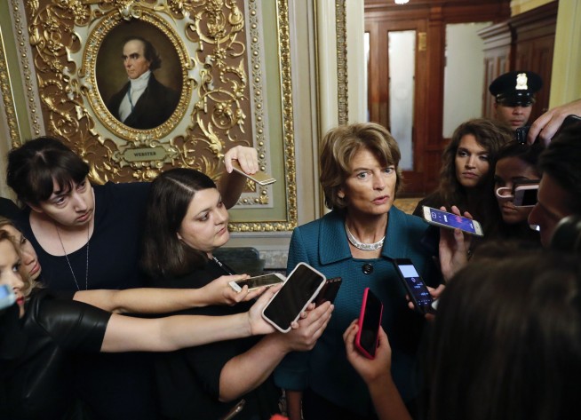 The Latest: Daines to return from Montana for vote if needed