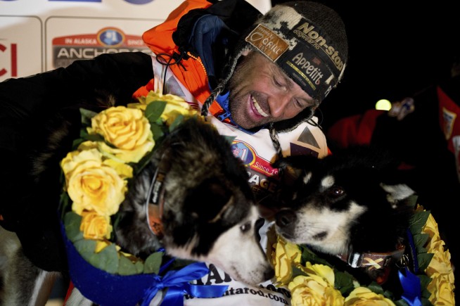 Virus strands Norway racer in Alaska after Iditarod win
